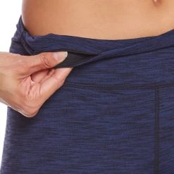 Manduka Essential Long Yoga Leggings Blue Melange CLOTHING 13 Manduka Essential Long Yoga Leggings Blue Melange CLOTHING