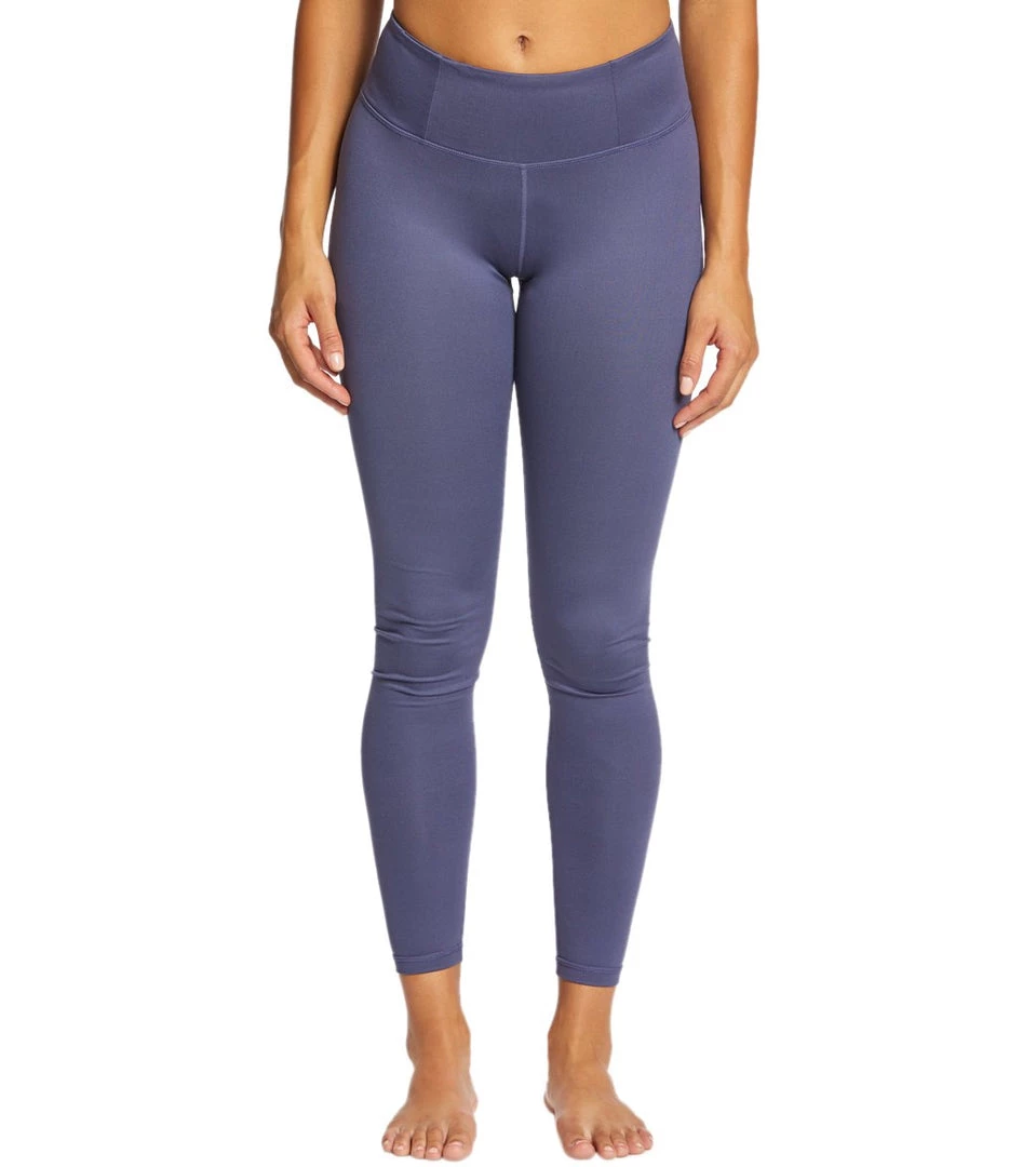 CLOTHING Manduka Essential Long Yoga Leggings Dusk Blue 3 CLOTHING Manduka Essential Long Yoga Leggings Dusk Blue