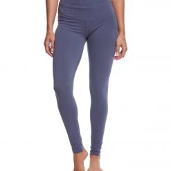 Hard Tail High Waisted Cotton Ankle Yoga Leggings Dusk