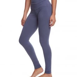 Hard Tail High Waisted Cotton Ankle Yoga Leggings Dusk