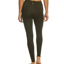 Manduka Essential Long Yoga Leggings Olivine Heather CLOTHING 11 Manduka Essential Long Yoga Leggings Olivine Heather CLOTHING