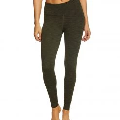 Manduka Essential Long Yoga Leggings Olivine Heather CLOTHING 15 Manduka Essential Long Yoga Leggings Olivine Heather CLOTHING
