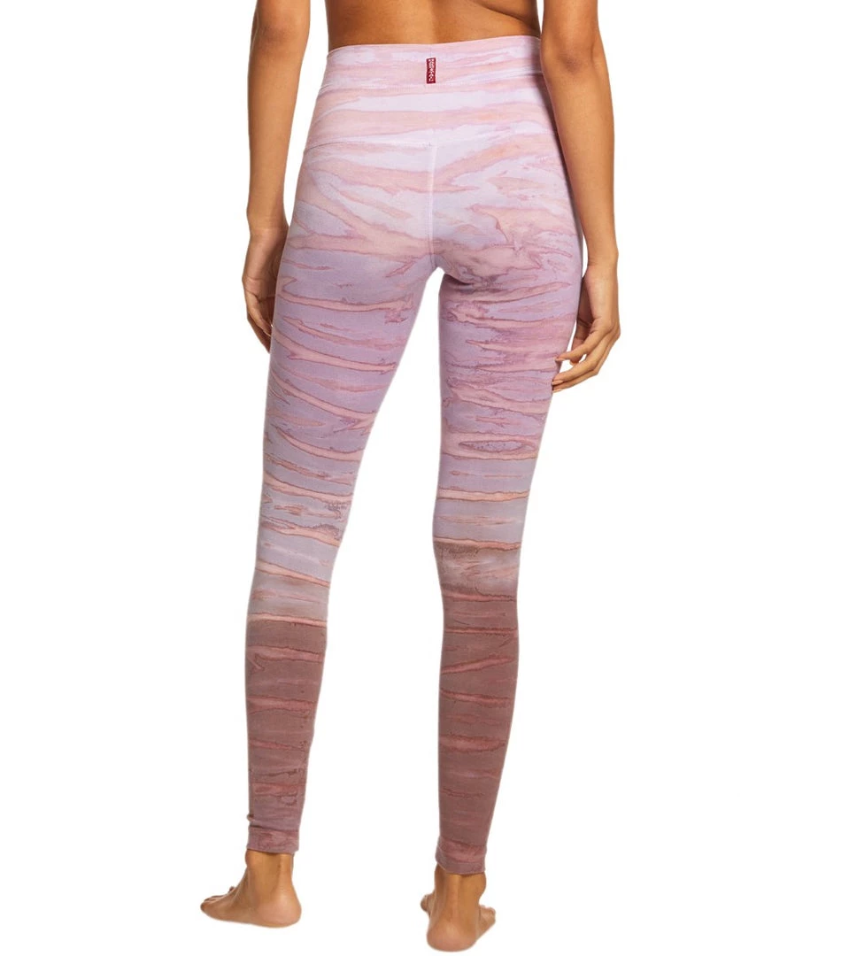 Hard Tail High Waisted Cotton Ankle Yoga Leggings Lavender Rainbow Horizon 5 Hard Tail High Waisted Cotton Ankle Yoga Leggings Lavender Rainbow Horizon