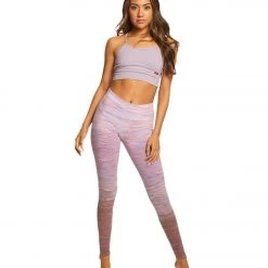 Hard Tail High Waisted Cotton Ankle Yoga Leggings Lavender Rainbow Horizon 12 Hard Tail High Waisted Cotton Ankle Yoga Leggings Lavender Rainbow Horizon