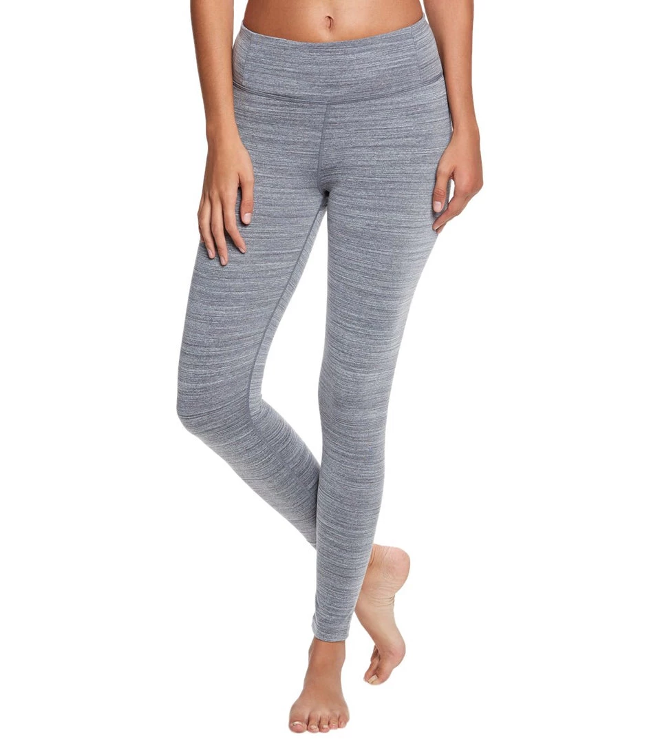 Manduka Essential Long Yoga Leggings Dark Heather Grey 3 Manduka Essential Long Yoga Leggings Dark Heather Grey