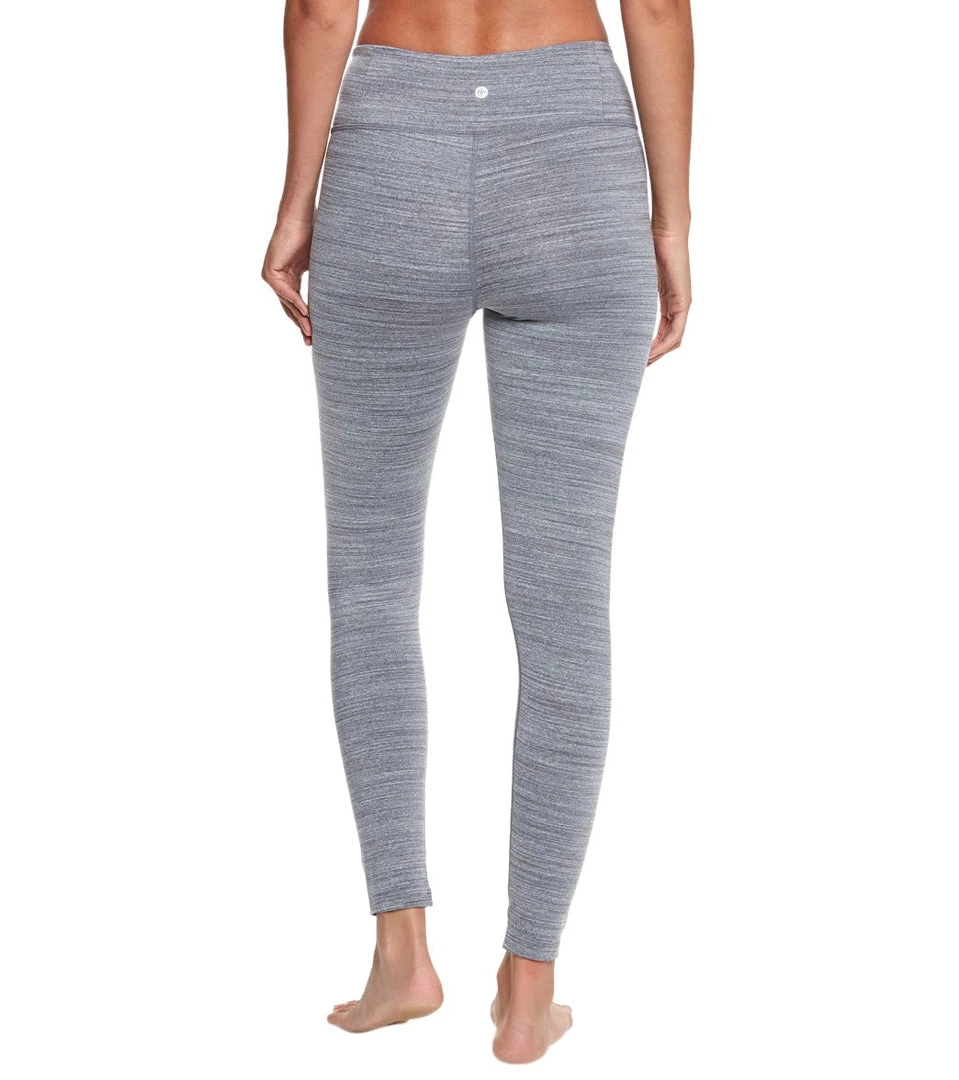 Manduka Essential Long Yoga Leggings Dark Heather Grey 5 Manduka Essential Long Yoga Leggings Dark Heather Grey