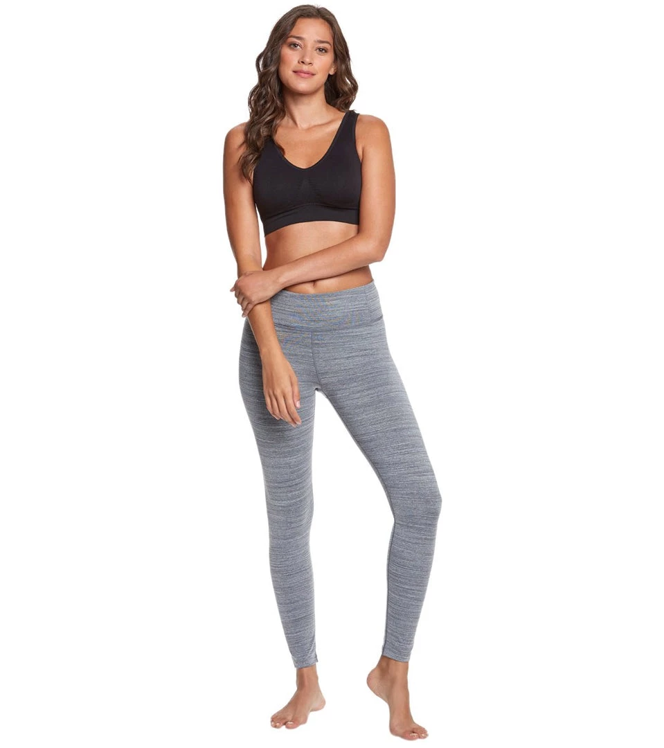 Manduka Essential Long Yoga Leggings Dark Heather Grey 6 Manduka Essential Long Yoga Leggings Dark Heather Grey