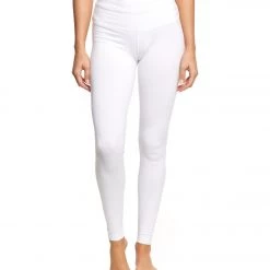 Hard Tail High Waisted Cotton Ankle Yoga Leggings White CLOTHING