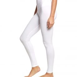 Hard Tail High Waisted Cotton Ankle Yoga Leggings White CLOTHING