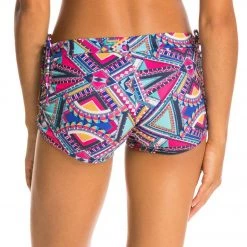 Onzie Side String Yoga Shorts Tower CLOTHING