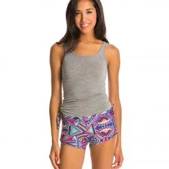 Onzie Side String Yoga Shorts Tower CLOTHING