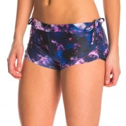 Onzie Side String Yoga Shorts Celeste CLOTHING