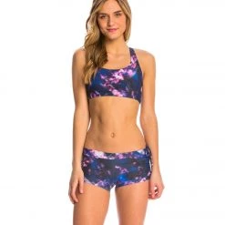 Onzie Side String Yoga Shorts Celeste CLOTHING 12 Onzie Side String Yoga Shorts Celeste CLOTHING