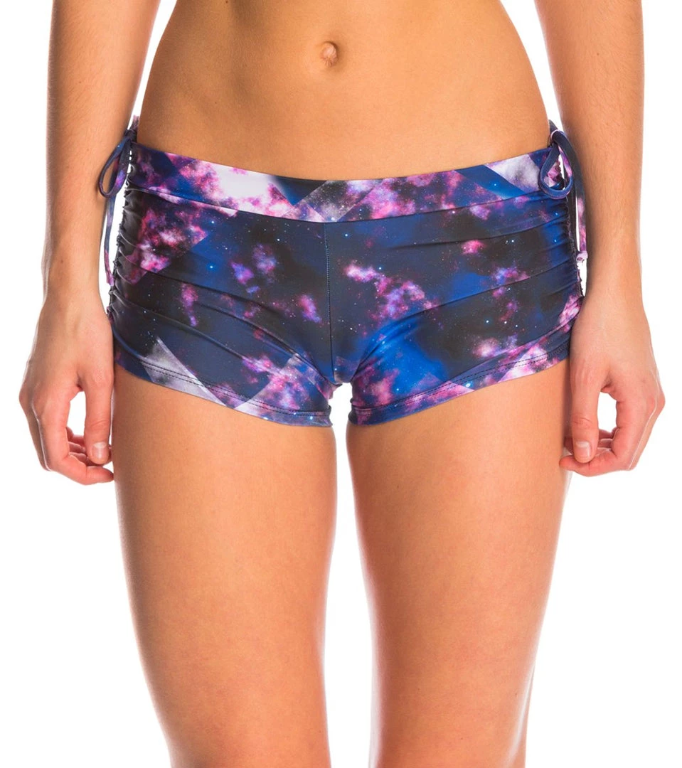 Onzie Side String Yoga Shorts Celeste CLOTHING 9 Onzie Side String Yoga Shorts Celeste CLOTHING