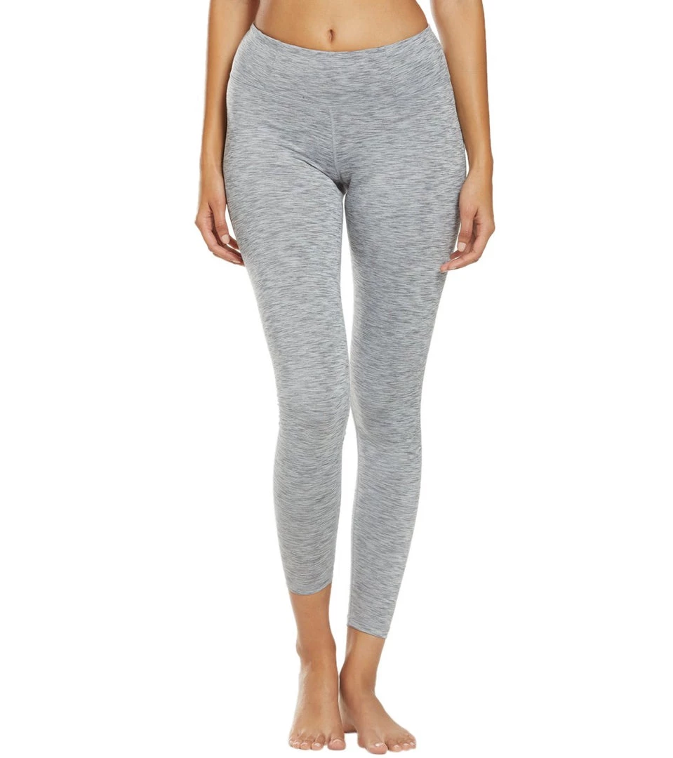 CLOTHING Manduka Essential Long Yoga Leggings Feather Grey Melange 3 CLOTHING Manduka Essential Long Yoga Leggings Feather Grey Melange
