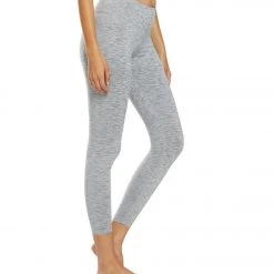CLOTHING Manduka Essential Long Yoga Leggings Feather Grey Melange 10 CLOTHING Manduka Essential Long Yoga Leggings Feather Grey Melange