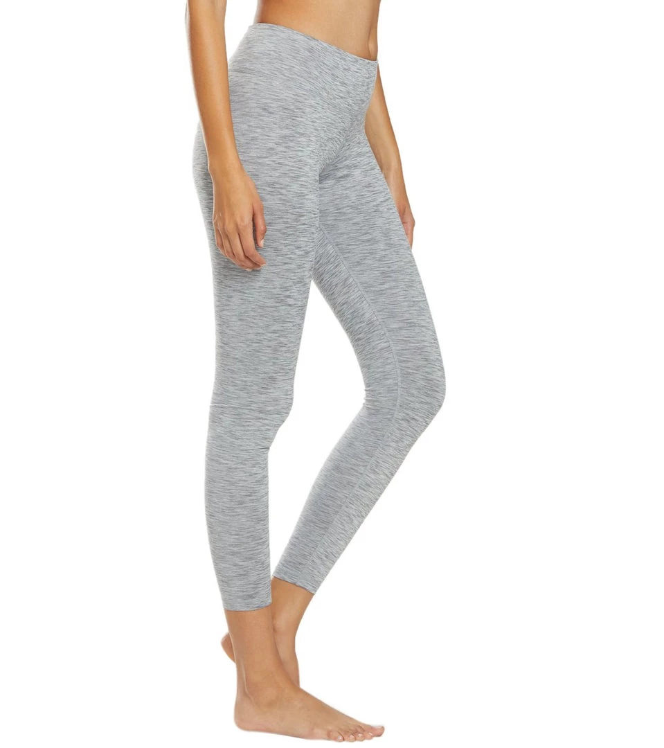 CLOTHING Manduka Essential Long Yoga Leggings Feather Grey Melange 4 CLOTHING Manduka Essential Long Yoga Leggings Feather Grey Melange