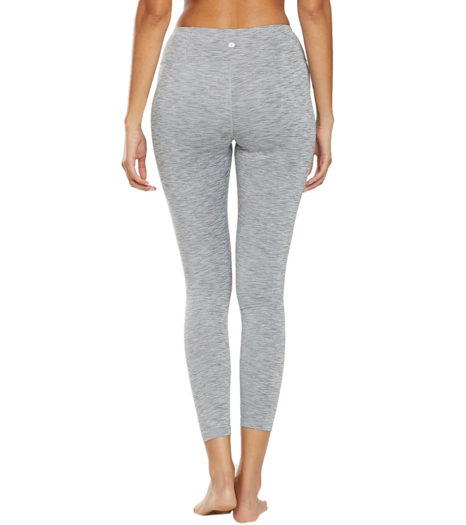 CLOTHING Manduka Essential Long Yoga Leggings Feather Grey Melange 5 CLOTHING Manduka Essential Long Yoga Leggings Feather Grey Melange