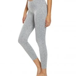 CLOTHING Manduka Essential Long Yoga Leggings Feather Grey Melange 13 CLOTHING Manduka Essential Long Yoga Leggings Feather Grey Melange