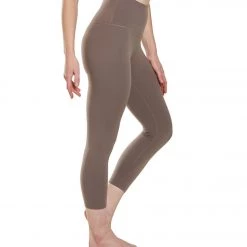 Beyond Yoga High Waisted Yoga Capris Terra Leather CLOTHING