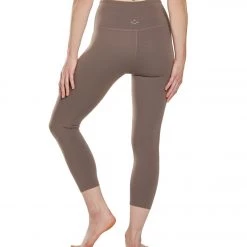 Beyond Yoga High Waisted Yoga Capris Terra Leather CLOTHING