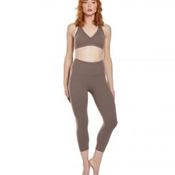 Beyond Yoga High Waisted Yoga Capris Terra Leather CLOTHING