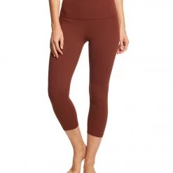 Beyond Yoga High Waisted Yoga Capris Red Rock