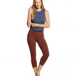 Beyond Yoga High Waisted Yoga Capris Red Rock 11 Beyond Yoga High Waisted Yoga Capris Red Rock