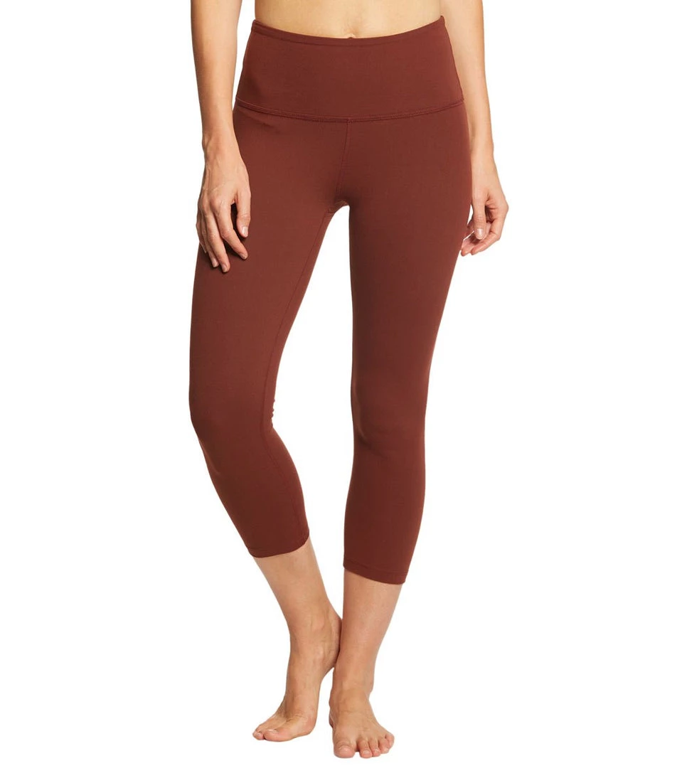 Beyond Yoga High Waisted Yoga Capris Red Rock 8 Beyond Yoga High Waisted Yoga Capris Red Rock