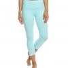 Beyond Yoga High Waisted Yoga Capris Tahiti Teal 1 Beyond Yoga High Waisted Yoga Capris Tahiti Teal