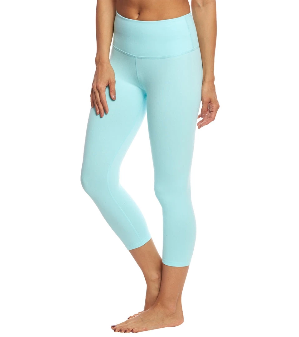 Beyond Yoga High Waisted Yoga Capris Tahiti Teal 4 Beyond Yoga High Waisted Yoga Capris Tahiti Teal