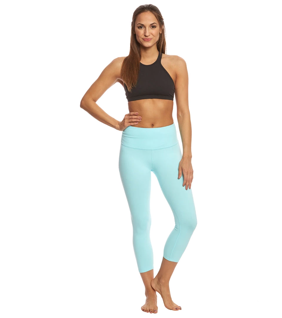 Beyond Yoga High Waisted Yoga Capris Tahiti Teal 6 Beyond Yoga High Waisted Yoga Capris Tahiti Teal