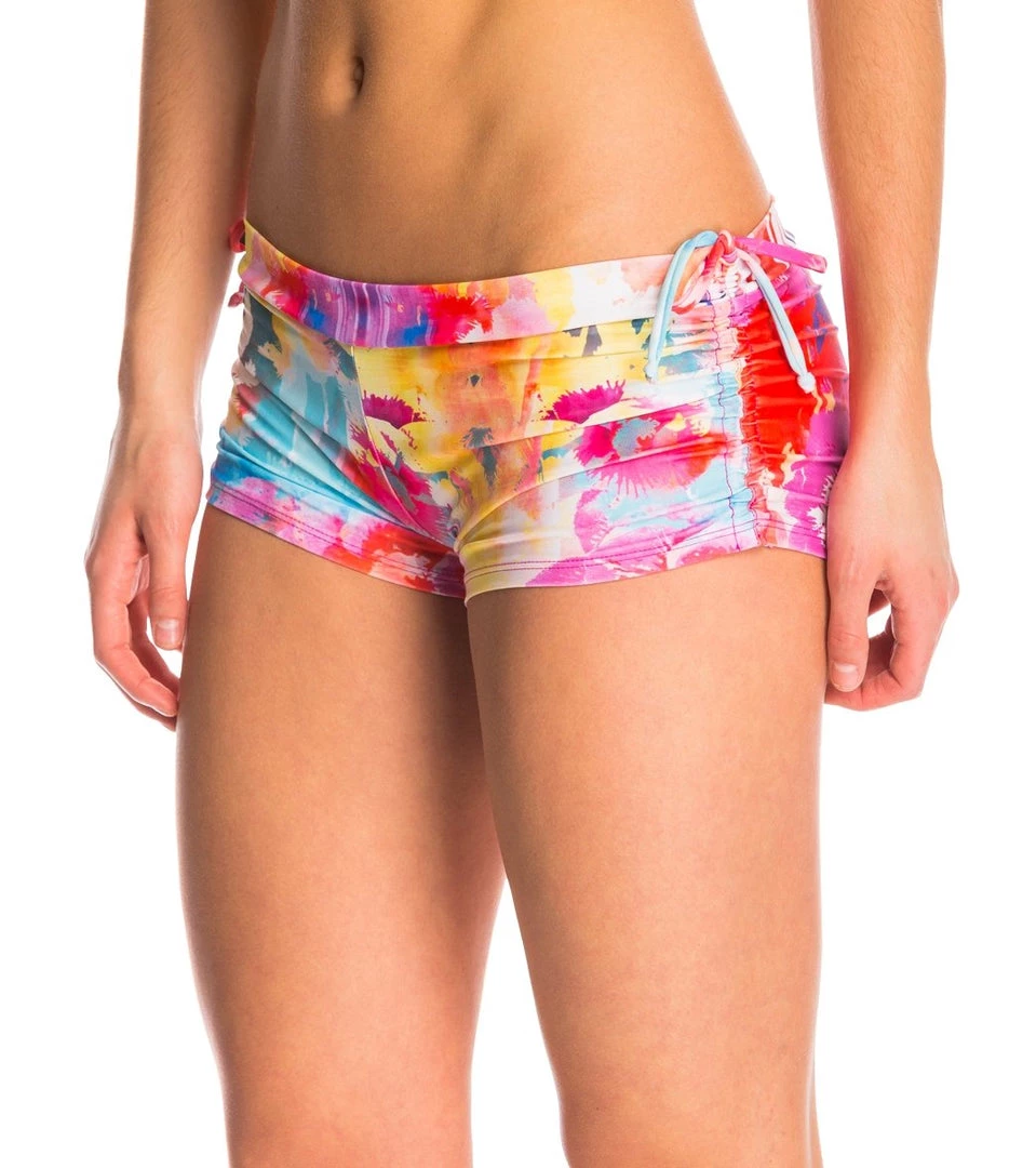 CLOTHING Onzie Side String Yoga Shorts Hawaiian Tropic 4 CLOTHING Onzie Side String Yoga Shorts Hawaiian Tropic