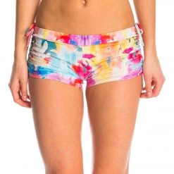 CLOTHING Onzie Side String Yoga Shorts Hawaiian Tropic 15 CLOTHING Onzie Side String Yoga Shorts Hawaiian Tropic