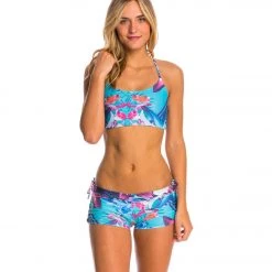 Onzie Side String Yoga Shorts Juicy Leaf 12 Onzie Side String Yoga Shorts Juicy Leaf