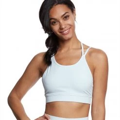 CLOTHING Hard Tail Double Cross Yoga Bra Mist