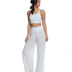 CLOTHING Hard Tail Double Cross Yoga Bra Mist