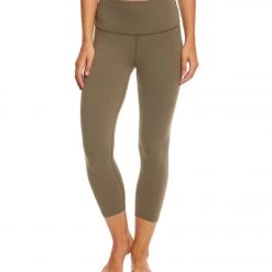 CLOTHING Beyond Yoga High Waisted Yoga Capris Aviator Green