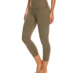 CLOTHING Beyond Yoga High Waisted Yoga Capris Aviator Green