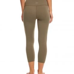 CLOTHING Beyond Yoga High Waisted Yoga Capris Aviator Green