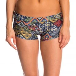 Onzie Side String Yoga Shorts Navy Queen CLOTHING