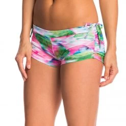 CLOTHING Onzie Side String Yoga Shorts Diamond Palm