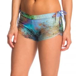 Onzie Side String Yoga Shorts Yellowstone CLOTHING