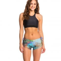 Onzie Side String Yoga Shorts Yellowstone CLOTHING
