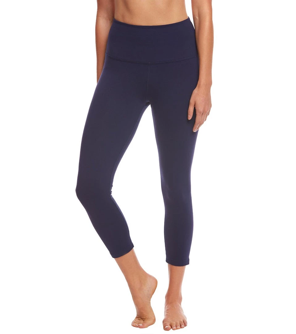 CLOTHING Beyond Yoga High Waisted Yoga Capris Valor Navy 3 CLOTHING Beyond Yoga High Waisted Yoga Capris Valor Navy