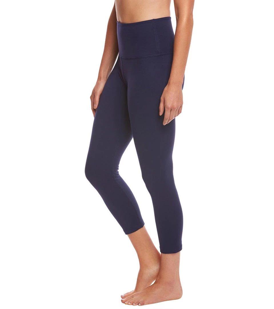 CLOTHING Beyond Yoga High Waisted Yoga Capris Valor Navy 4 CLOTHING Beyond Yoga High Waisted Yoga Capris Valor Navy
