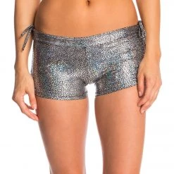 CLOTHING Onzie Side String Yoga Shorts Pebbles