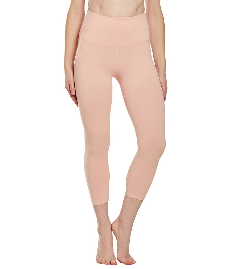 CLOTHING Beyond Yoga High Waisted Yoga Capris Coral Dust 9 CLOTHING Beyond Yoga High Waisted Yoga Capris Coral Dust