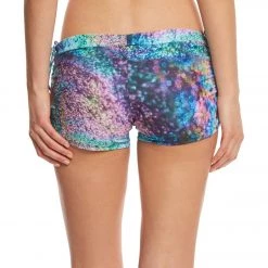 Onzie Side String Yoga Shorts Urban Rain CLOTHING