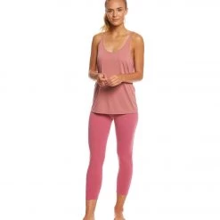 Beyond Yoga High Waisted Yoga Capris Imperial Rose CLOTHING